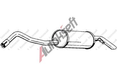 BOSAL Zadní tlumič výfuku BS 154-069, 154-069  BOSAL Zadní tlumič výfuku BS 154-069, 154-069