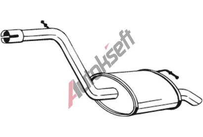 BOSAL Zadní tlumič výfuku BS 154-181, 154-181  BOSAL Zadní tlumič výfuku BS 154-181, 154-181