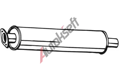 BOSAL Střední tlumič výfuku BS 154-497, 154-497 BOSAL Střední tlumič výfuku BS 154-497, 154-497