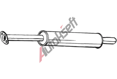 BOSAL Stedn tlumi vfuku BS 154-501, 154-501