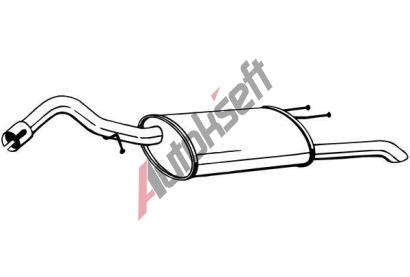 BOSAL Zadn tlumi vfuku BS 154-541, 154-541