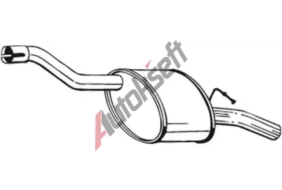 BOSAL Zadní tlumič výfuku BS 154-607, 154-607  BOSAL Zadní tlumič výfuku BS 154-607, 154-607