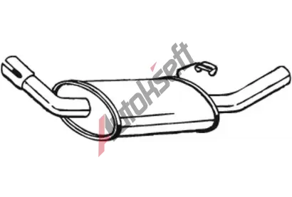 BOSAL Zadn tlumi vfuku BS 154-801, 154-801