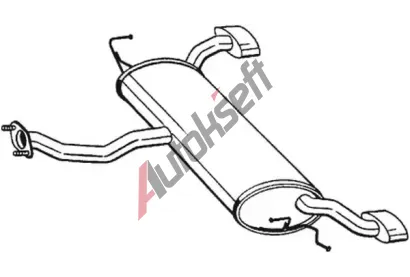 BOSAL Zadn tlumi vfuku BS 165-003, 165-003