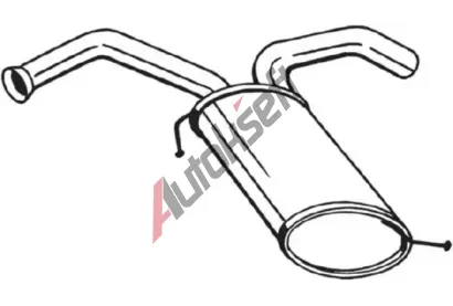 BOSAL Zadn� tlumi� v�fuku BS 169-075, 169-075