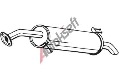 BOSAL Zadní tlumič výfuku BS 169-079, 169-079 BOSAL Zadní tlumič výfuku BS 169-079, 169-079