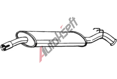 BOSAL Zadn� tlumi� v�fuku BS 170-309, 170-309