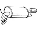 Zadn tlumi vfuku BOSAL ‐ BS 171-055