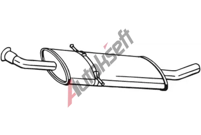 BOSAL Stedn tlumi vfuku BS 175-017, 175-017