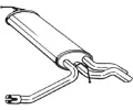 Zadn tlumi vfuku BOSAL ‐ BS 175-087