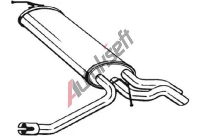 BOSAL Zadní tlumič výfuku BS 175-087, 175-087 BOSAL Zadní tlumič výfuku BS 175-087, 175-087