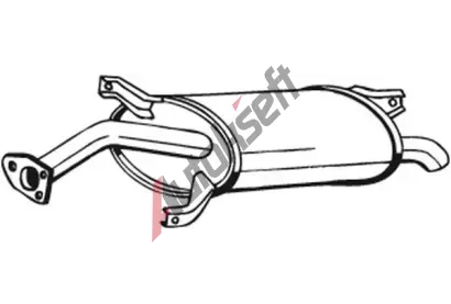 BOSAL Zadní tlumič výfuku BS 177-001, 177-001 BOSAL Zadní tlumič výfuku BS 177-001, 177-001