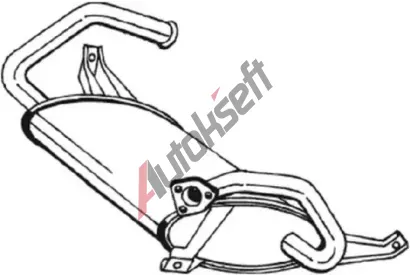 BOSAL Zadn� tlumi� v�fuku BS 177-275, 177-275