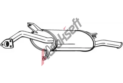 BOSAL Zadn� tlumi� v�fuku BS 177-743, 177-743