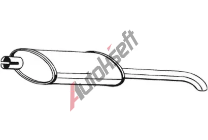 BOSAL Zadn tlumi vfuku BS 185-021, 185-021