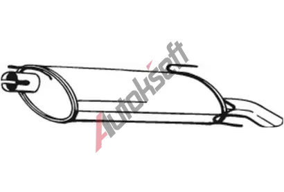 BOSAL Zadn tlumi vfuku BS 185-221, 185-221