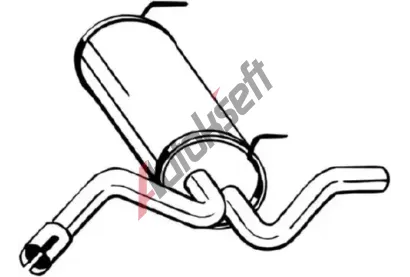 BOSAL Zadn tlumi vfuku BS 185-231, 185-231