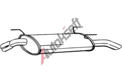 BOSAL Zadn tlumi vfuku BS 185-321, 185-321