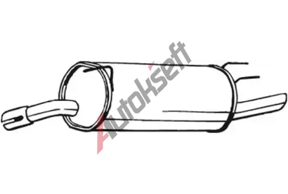 BOSAL Zadn� tlumi� v�fuku BS 185-353, 185-353