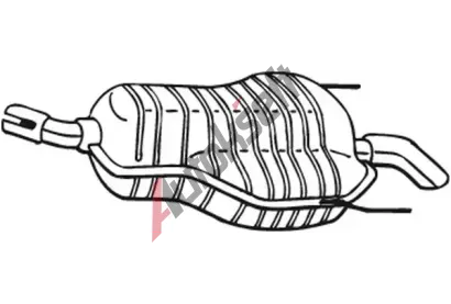 BOSAL Zadn tlumi vfuku BS 185-469, 185-469