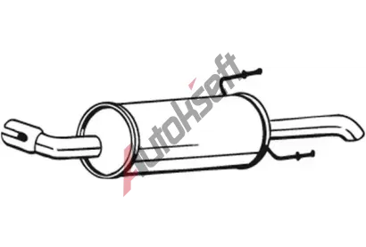BOSAL Zadní tlumič výfuku BS 185-473, 185-473 BOSAL Zadní tlumič výfuku BS 185-473, 185-473