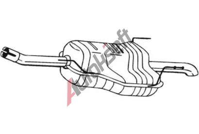 BOSAL Zadn tlumi vfuku BS 185-479, 185-479