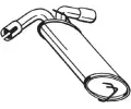 Zadn tlumi vfuku BOSAL ‐ BS 185-495