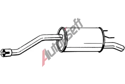 BOSAL Zadn� tlumi� v�fuku BS 185-497, 185-497