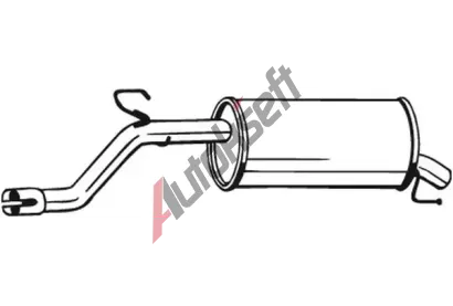 BOSAL Zadn� tlumi� v�fuku BS 185-687, 185-687