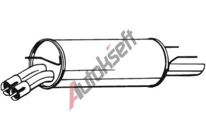 BOSAL Zadn tlumi vfuku BS 185-713, 185-713