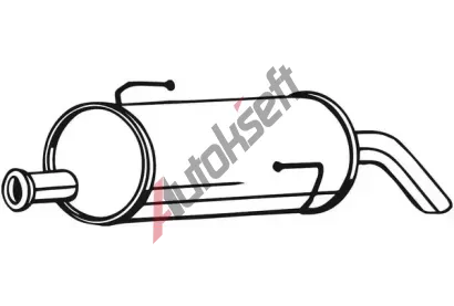 BOSAL Zadn tlumi vfuku BS 190-001, 190-001