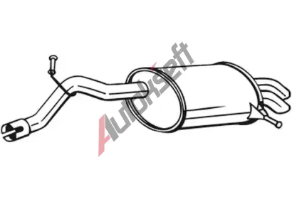 BOSAL Zadn� tlumi� v�fuku BS 190-193, 190-193
