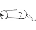 Zadn tlumi vfuku BOSAL ‐ BS 190-759