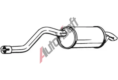 BOSAL Zadní tlumič výfuku BS 200-081, 200-081 BOSAL Zadní tlumič výfuku BS 200-081, 200-081