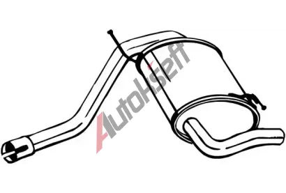 BOSAL Zadn� tlumi� v�fuku BS 200-113, 200-113