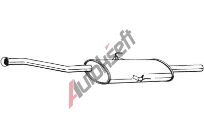 BOSAL Stedn tlumi vfuku BS 200-163, 200-163