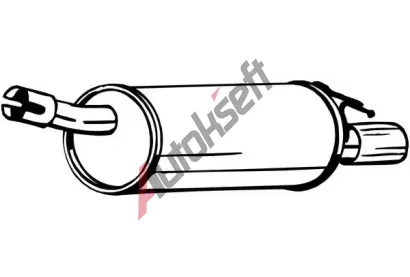 BOSAL díl výfuku BS 200-169, 200-169 BOSAL díl výfuku BS 200-169, 200-169