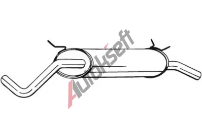 BOSAL Zadn� tlumi� v�fuku BS 200-229, 200-229