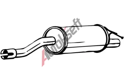 BOSAL Zadní tlumič výfuku BS 200-279, 200-279 BOSAL Zadní tlumič výfuku BS 200-279, 200-279