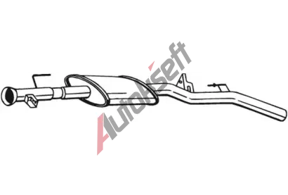 BOSAL Stedn tlumi vfuku BS 200-361, 200-361