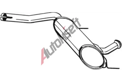 BOSAL Stedn tlumi vfuku BS 200-729, 200-729
