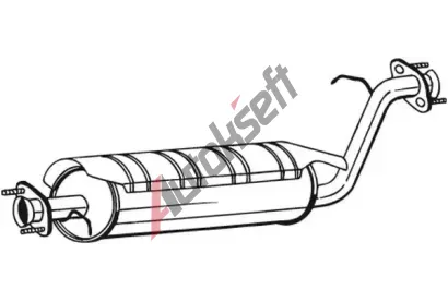 BOSAL Stedn tlumi vfuku BS 211-381, 211-381