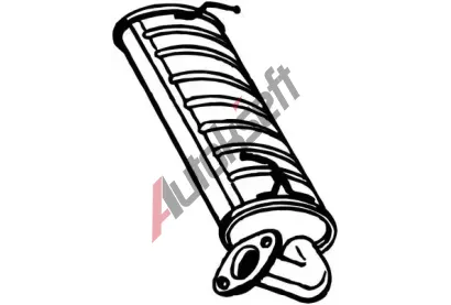 BOSAL Zadní tlumič výfuku BS 219-095, 219-095 BOSAL Zadní tlumič výfuku BS 219-095, 219-095