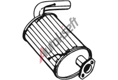 BOSAL Zadn� tlumi� v�fuku BS 219-165, 219-165