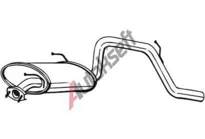 BOSAL Zadn tlumi vfuku BS 219-381, 219-381