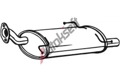 BOSAL Zadní tlumič výfuku BS 219-383, 219-383 BOSAL Zadní tlumič výfuku BS 219-383, 219-383