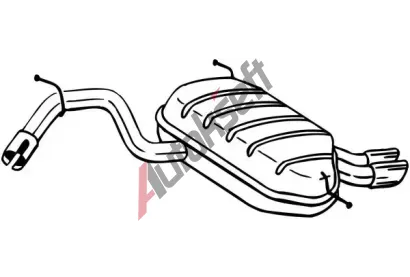 BOSAL Zadn� tlumi� v�fuku BS 220-109, 220-109