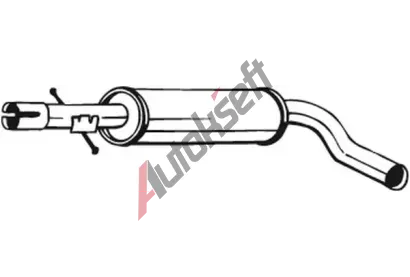 BOSAL Stedn tlumi vfuku BS 220-663, 220-663