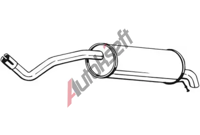 BOSAL Zadn tlumi vfuku BS 227-051, 227-051