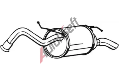 BOSAL Zadní tlumič výfuku BS 228-053, 228-053 BOSAL Zadní tlumič výfuku BS 228-053, 228-053